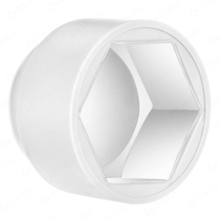 Cubierta de plástico de plástico blanco para orificios de , uso industrial y doméstico