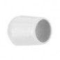 Tapones redondos 19 mm Blanco flexicap Tapón de plástico de plástico para orificios de 19 mm, para muebles y estructuras metálicas