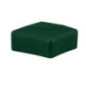 Tapón de plástico verde de 50x50 mm para proteger y decorar superficies