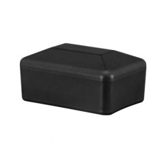 Capuchón de plástico 80x60 en color Negro para postes de valla rectangulares.