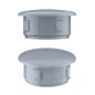 Tapón de cobertura para agujeros de taladro 12x3 mm Gris Tapa para orificios gris diseñado para muebles y estructuras metálicas, medida 3 mm