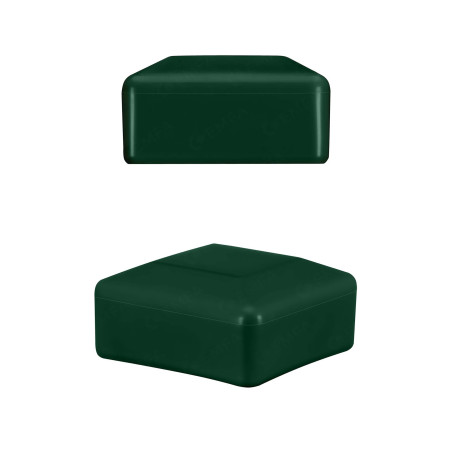 Cappucci per palo cuadrado 60x60 mm Verde 10 piezas