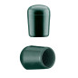Tapones redondos 33,4 mm Verde flexicap Kappe für Rundrohr aus Polyethylen 33