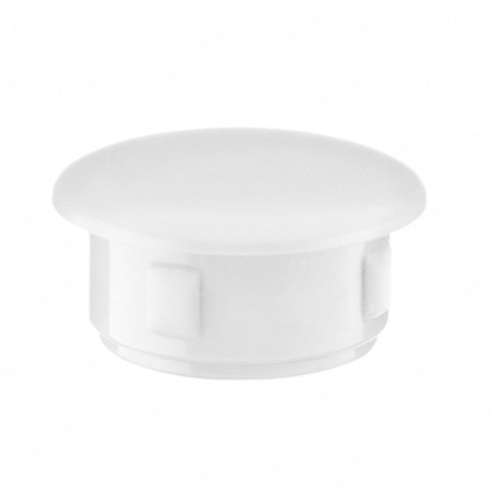 Tapón de cobertura de plástico blanco para orificios de 13x10 mm, uso industrial y doméstico