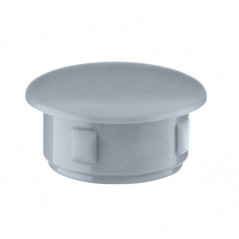 Tapón de cobertura para agujeros de taladro 20x17 mm Gris 10 piezas