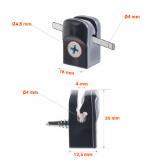 ¡Portacables tensor con tornillo con 10 años de garantía!