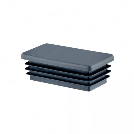 Tapones rectangulares para cajas de acero de 30x60 mm.