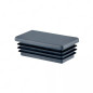 Tapones rectangulares para cajas de acero de 30x60 mm.