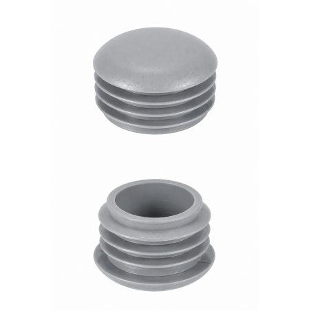 Tapón abombado para tubos redondos 25 mm Gris Tapón abombado para tubos redondos 25 mm 0 EMFA GmbH