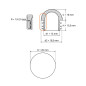 Tapón semiesférico para tubos redondos 20,0 contera semiesférica para tubo 20,0 EMFA GmbH