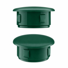 Tapón de plástico 13x8 mm Verde, ¡10 años de garantía!