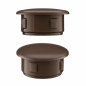 Tapón de cobertura para agujeros de taladro 13x8 mm Marrón Tapón de plástico 13x8 mm Marrón, ¡10 años de garantía!
