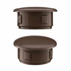 Tapón de plástico 30x25 mm Marrón, ¡10 años de garantía!