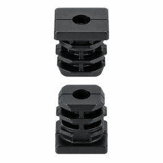 Tapón cuadrado reforzado con inserto metálico roscado 30x30 mm M8 tapón para perfil cuadrado 30x30 EMFA GmbH