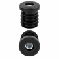 Tapón roscado para tubos redondos con inserto metálico 40 mm M10 Negro Tapón roscado para tubos redondos con inserto metálico 40 mm M10 inserto roscado redondo 40 EMFA GmbH