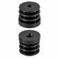 Inserto roscado para tubos redondos de PA 20 mm M10 casquillo roscado para tubo redondo 20 EMFA GmbH
