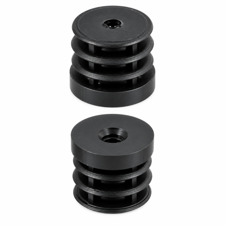 Inserto roscado para tubos redondos de PA 40 mm M10 casquillo roscado para tubo redondo 40 EMFA GmbH