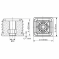 Tapón rectangular con inserto metálico roscado 40x50 mm M10 inserto roscado rectangular 40x50 EMFA GmbH