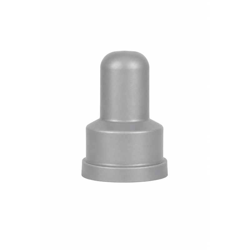 Caperuza alargada para tornillos y tuercas con alojamiento para arandela de PE M27 H60 Gris Caperuza alargada para tornillos y tuercas con alojamiento para arandela de PE M27 H60 Gris