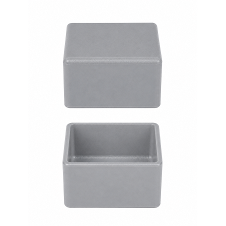 Tapón exterior para perfiles fotovoltaicos 40x40 mm Gris Tapón exterior para perfiles fotovoltaicos 40x40 mm contera EMFA GmbH