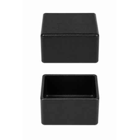 Tapón exterior para perfiles fotovoltaicos 40x40 mm Negro Tapón exterior para perfiles fotovoltaicos 40x40 mm contera EMFA GmbH