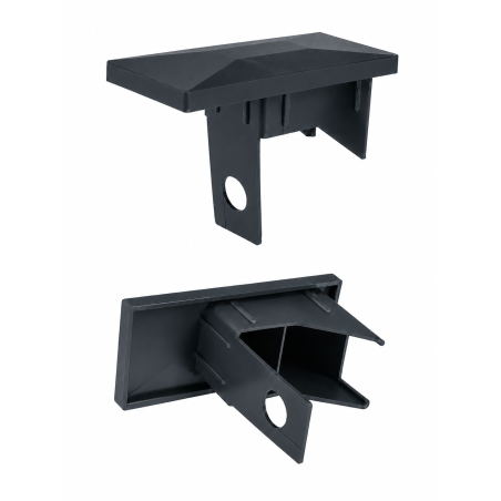 Tapón interior rectangular para poste de valla con orificio 40x60 mm remate EMFA GmbH