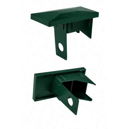 Tapón interior rectangular para poste de valla con orificio 40x60 mm remate EMFA GmbH