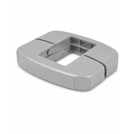 Abrazadera intermedia de plástico para panel rígido 40x60 mm Gris Abrazadera intermedia de plástico para panel rígido 40x60 mm brida EMFA GmbH