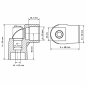 Terminal para asas tubulares 20 mm soporte de tirador EMFA GmbH