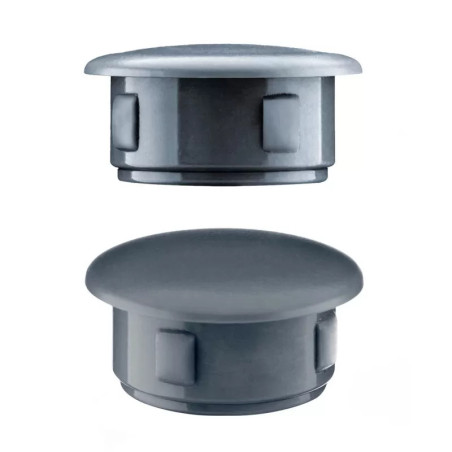 Tapón de plástico 10x6 mm Antracita
