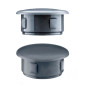 Tapón de plástico 10x6 mm Antracita