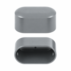 Tapón exterior para tubo ovalado 20x38 mm tapa ovalada EMFA GmbH