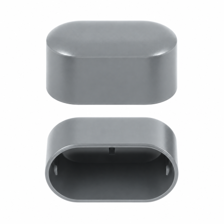 Tapón exterior para tubo ovalado 20x38 mm tapa ovalada EMFA GmbH