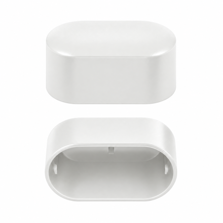 Tapón exterior para tubo ovalado 20x38 mm tapa ovalada EMFA GmbH