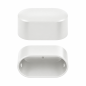 Tapón exterior para tubo ovalado 20x38 mm tapa ovalada EMFA GmbH