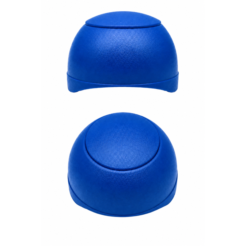 Cubierta esférica para tornillos de parques infantiles M12 FI40 R38 Azul Cubierta esférica para tornillos de parques infantiles M12 FI40 R38 Azul