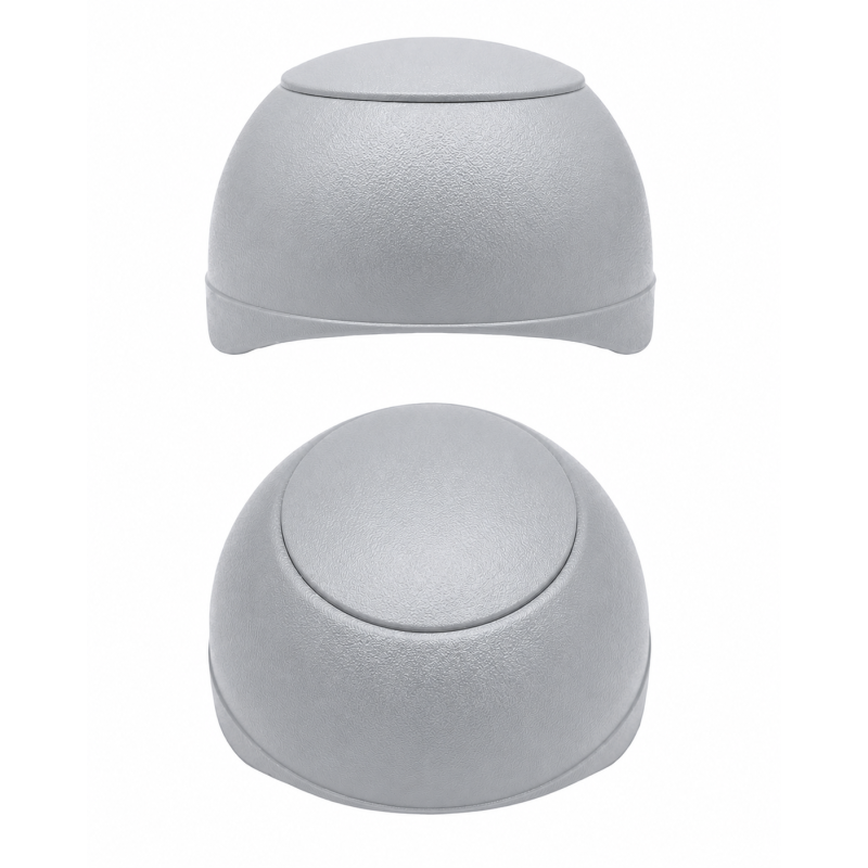 Cubierta esférica para tornillos de parques infantiles M6 FI30 R40 Gris