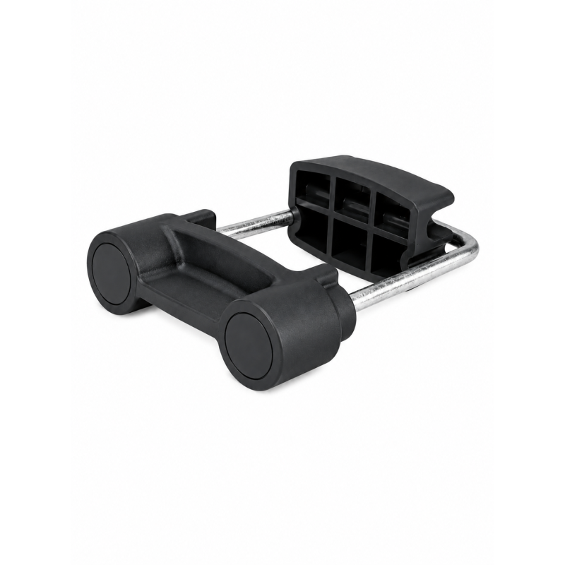 Soporte de fijación para panel rígido con abrazadera en U 40x60 mm Negro