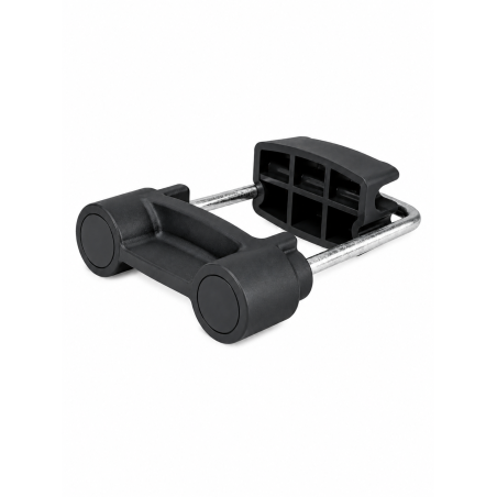 Soporte de fijación para panel rígido con abrazadera en U 50x120 mm Negro Soporte de fijación para panel rígido con abrazadera en U 50x120 mm accesorio de valla EMFA GmbH